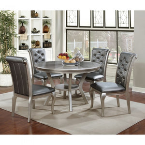 Open image in slideshow, Amina II Round Dining Table Set
